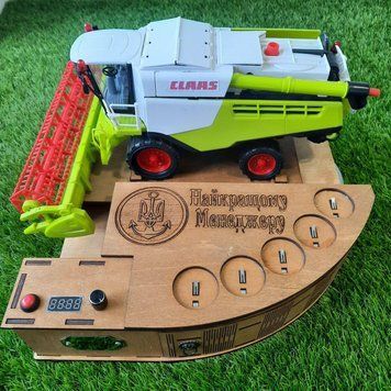 Наливатор "Комбайнер" CLAAS-MEDIUM під 5 чарок Вбудований акумулятор + Надпис на корпусі 2197-04 фото