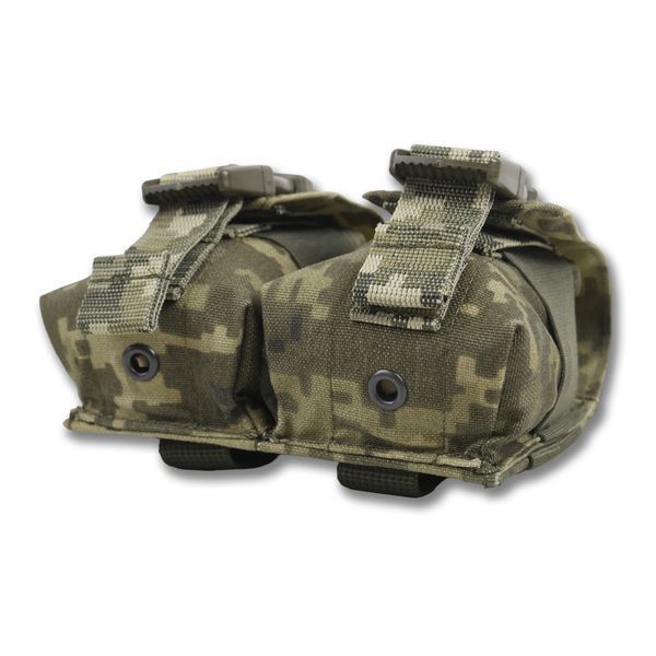 Подсумок под 2 гранаты KIBORG GU Double Mag Pouch (Пиксель) 3171599820 фото