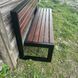Лавка паркова Лофт зі спинкою 4090310100503 фото 4