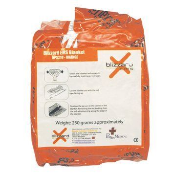 Термоодеяло Blizzard EMS Trauma Blanket - Оранжевое - Vacuum Packed 3171595845 фото