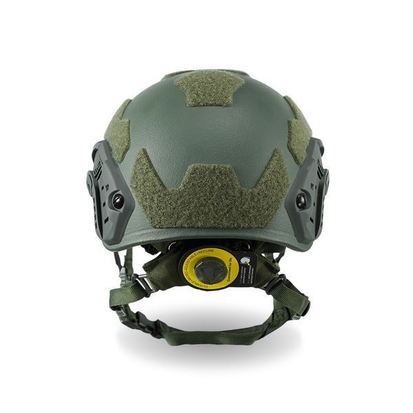 Кевларовий балістичний шолом FAST GEN III Kevlar Olive з кріпленням NVG та рейками 3171604367 фото