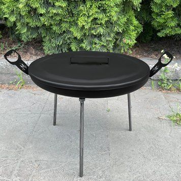Комплект сковорода из диска SDR-40K с крышкой 1080120100001 фото